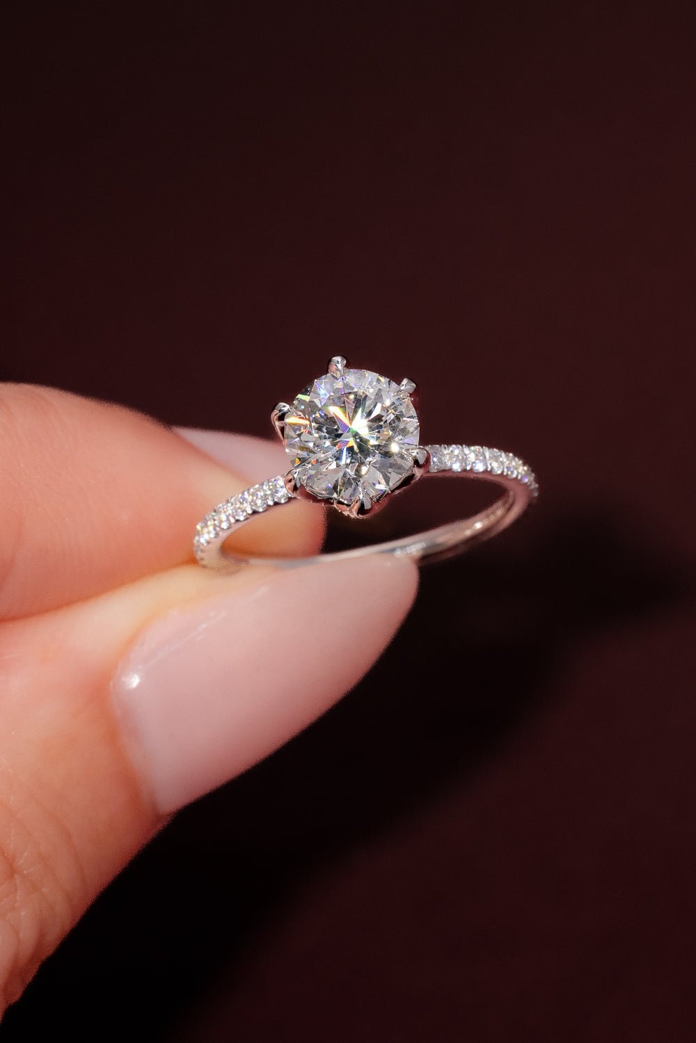 1.56ct E-VS1 Round Lab Diamond Samantha