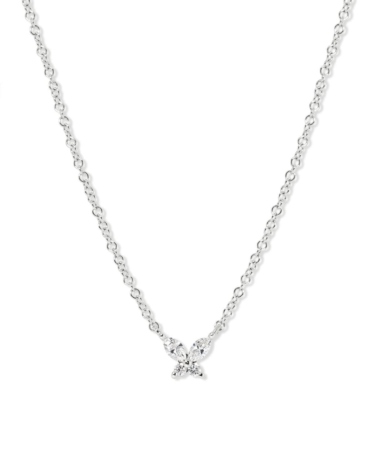 Diamond Butterfly Necklace