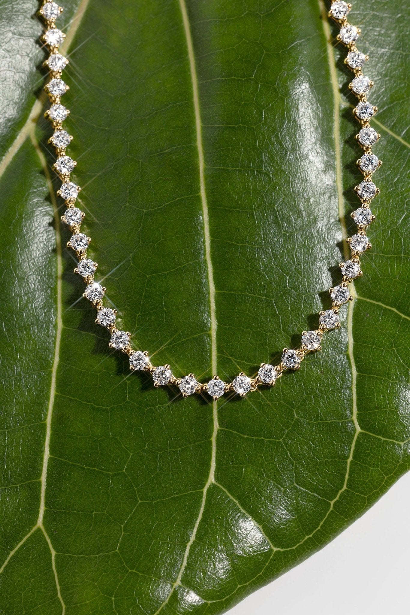 North Star Tennis Necklace