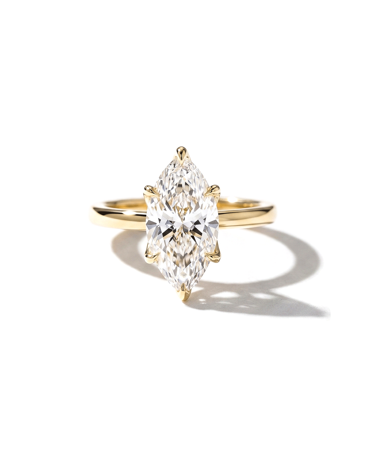 3.04ct E-VVS2 Marquise Lab Diamond Samantha