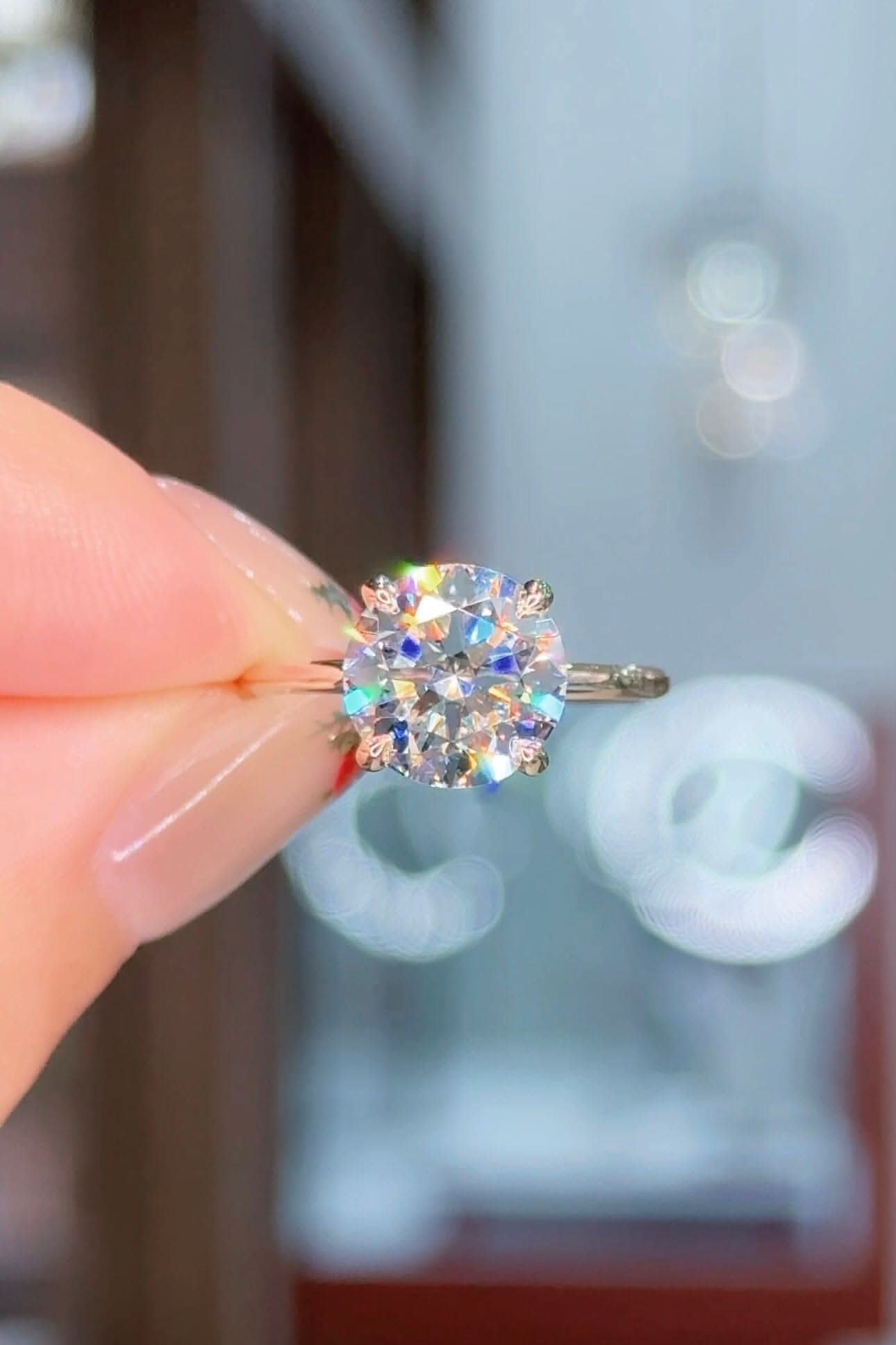 3.36ct D-VS1 Round Lab Diamond Kayla