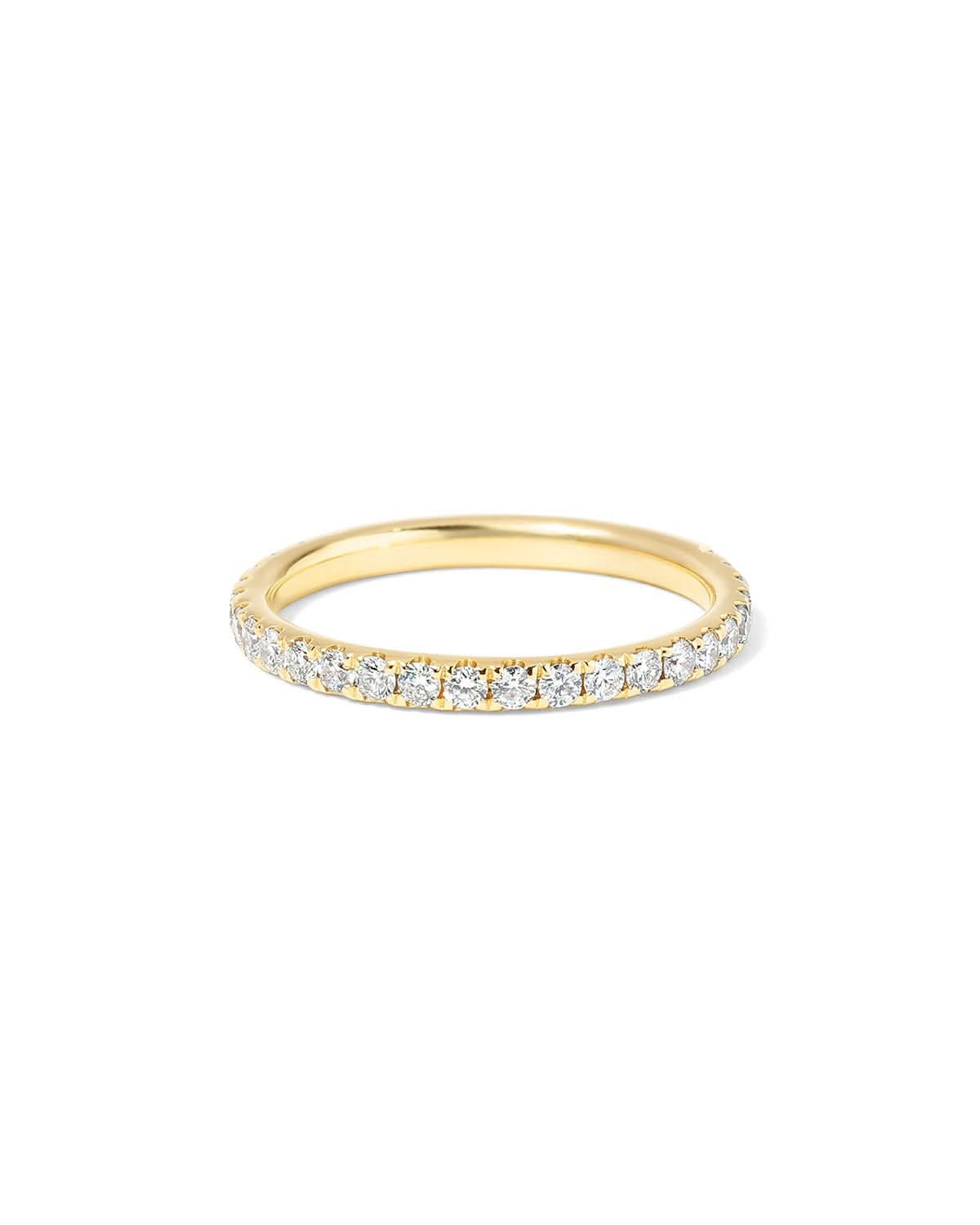 1.8mm Core Pavé Diamond Ring