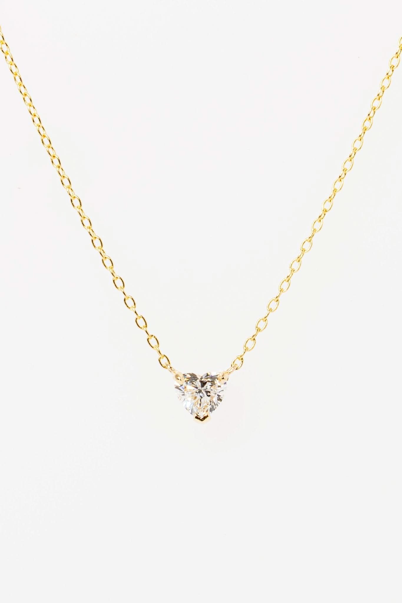 1.2ct Core Heart Lab Diamond Necklace