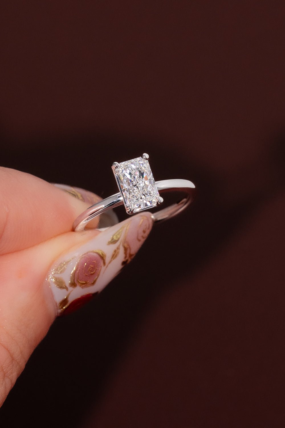 1.07ct D-VVS2 Radiant Lab Diamond Leah