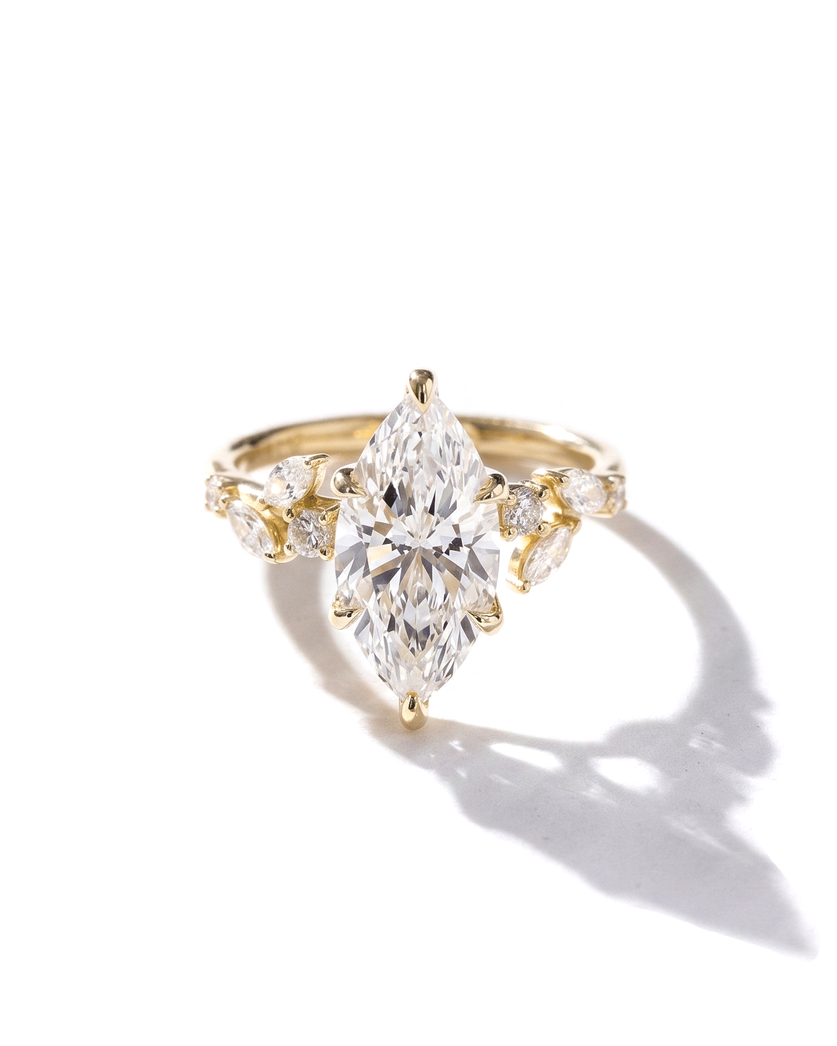 3.03ct E-VS1 Marquise Lab Diamond Sage