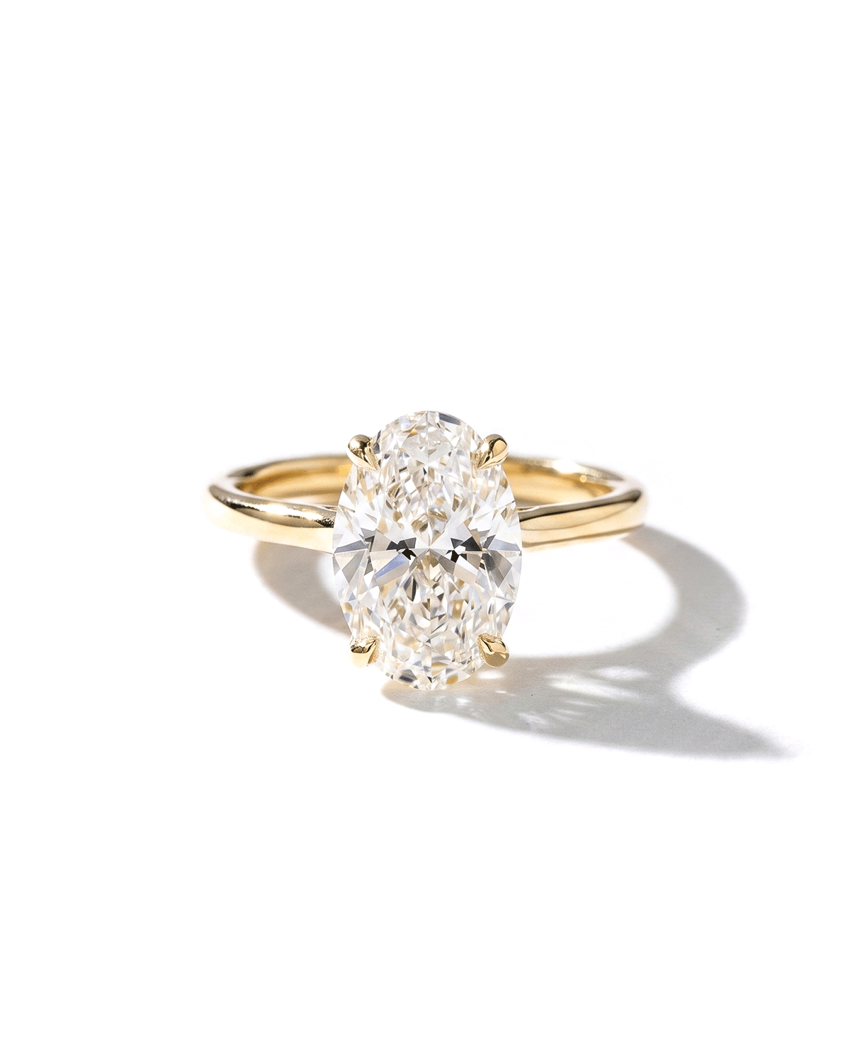 3.01ct E-VS1 Oval Lab Diamond Alice