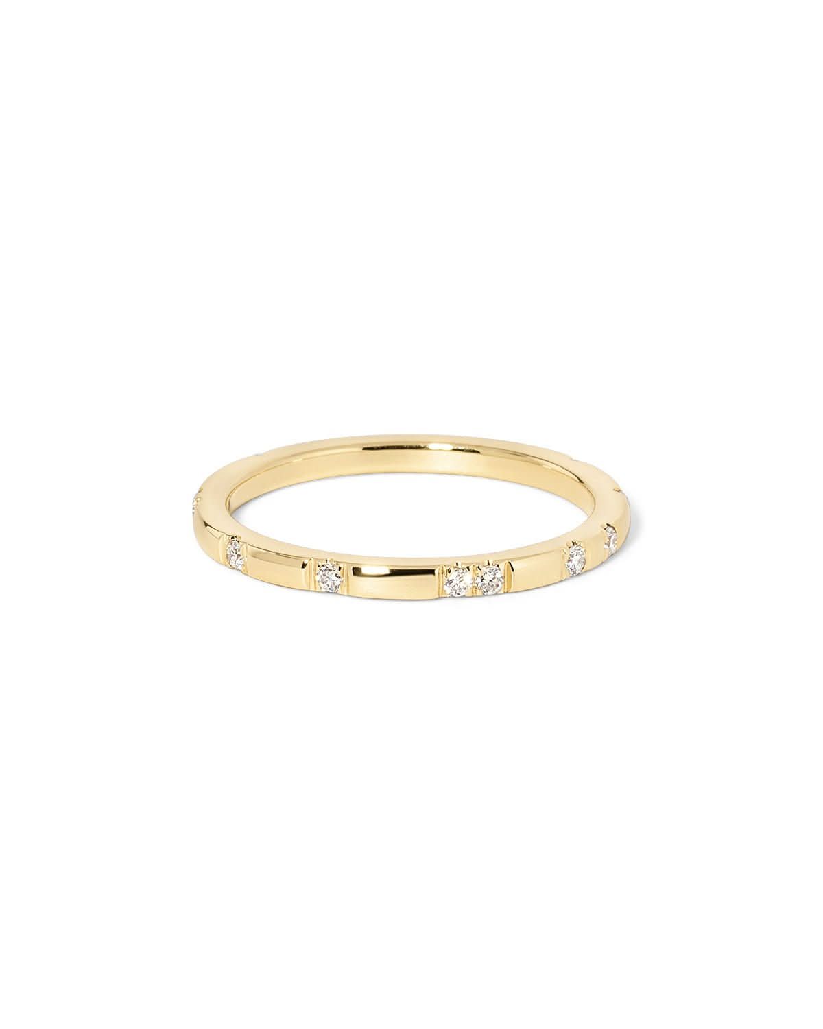 1.6mm Spaced Out Diamond Ring