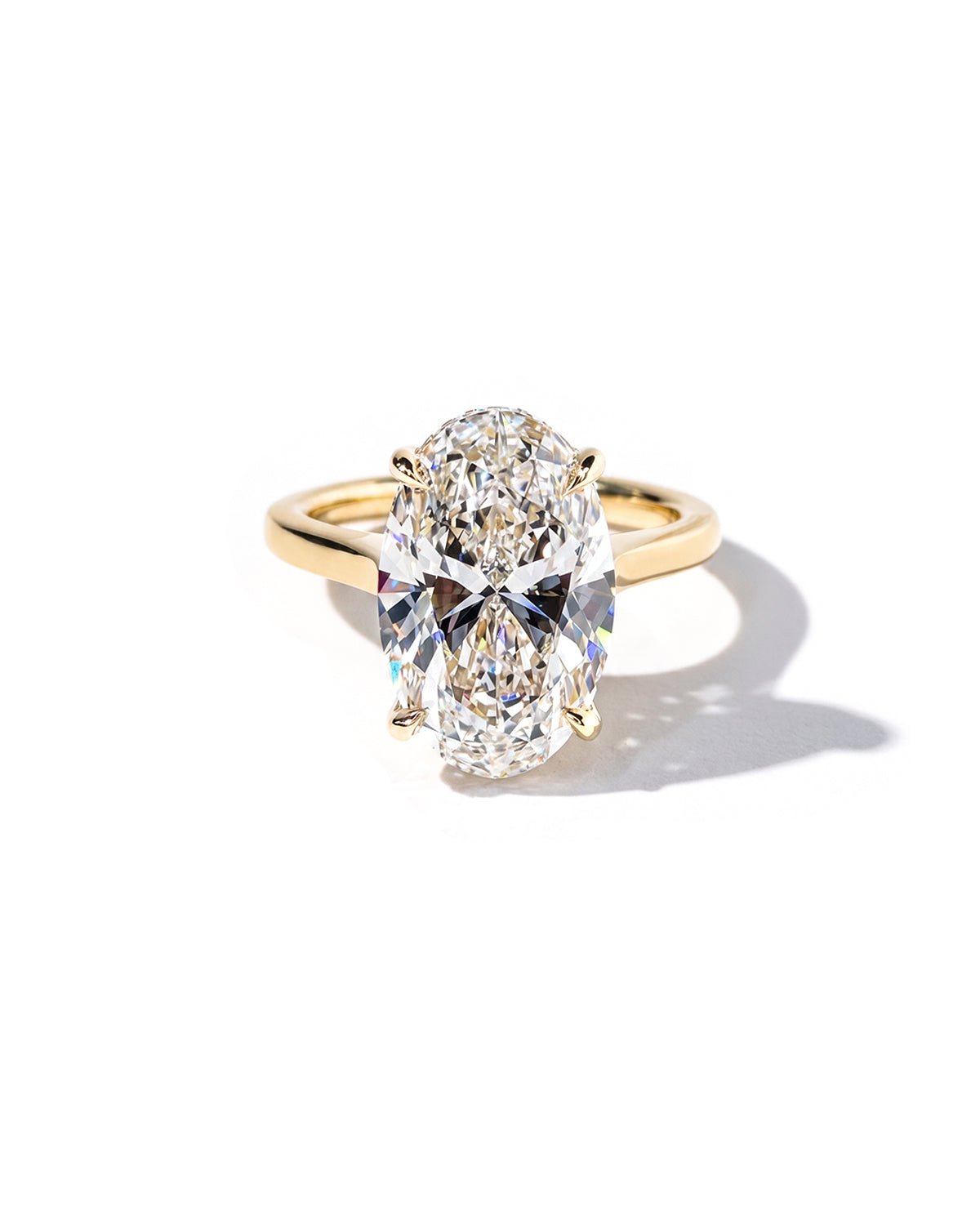 6.09ct E-VVS2 Oval Lab Diamond Michelle