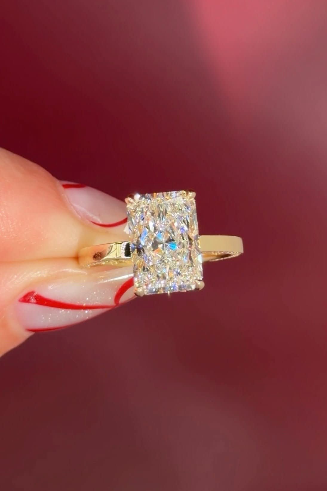 4.04ct E-VS1 Radiant Lab Diamond Remi